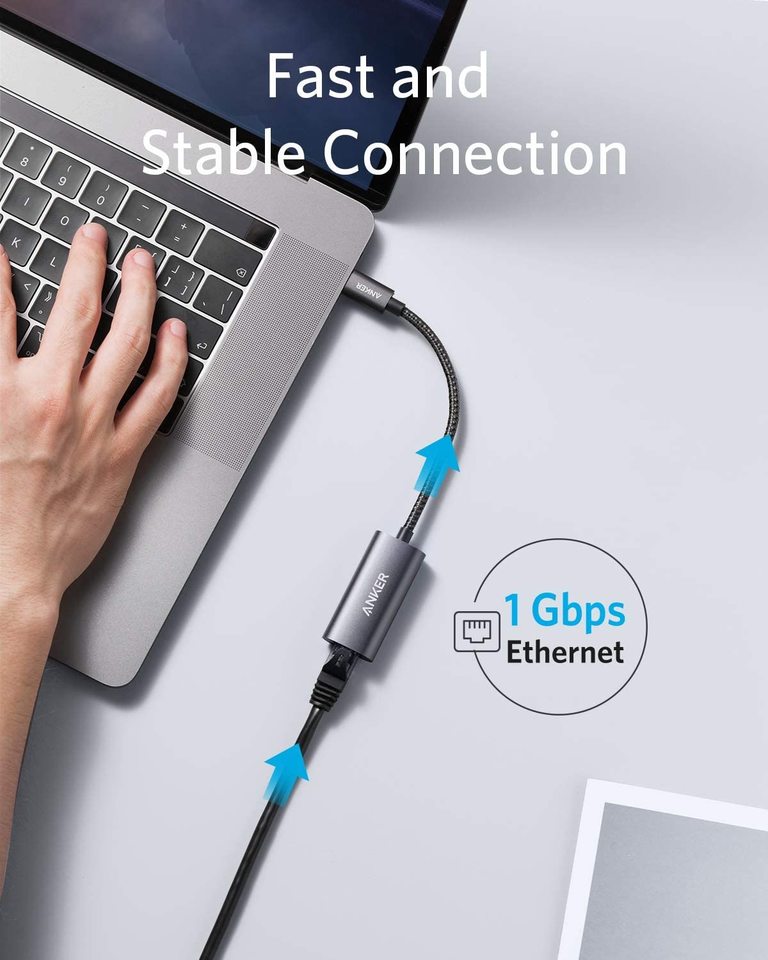 Anker PowerExpand USB-C to Gigabit Ethernet Adapter | Optimize Your Tech